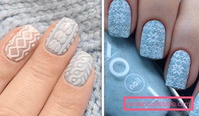Modny manicure z dzianiny na lata 2019-2020
