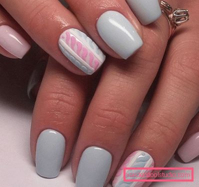 Modny manicure z dzianiny na lata 2019-2020