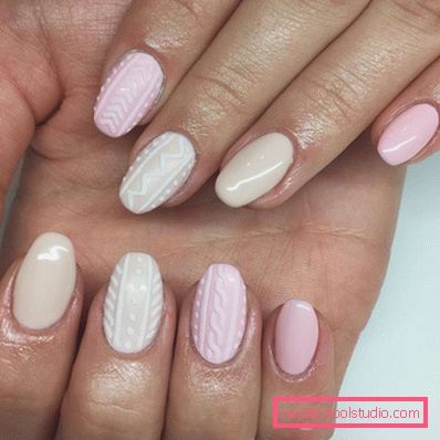 Modny manicure z dzianiny na lata 2019-2020