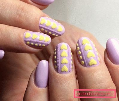 Modny manicure z dzianiny na lata 2019-2020