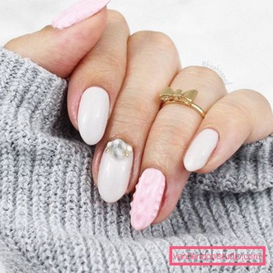 Modny manicure z dzianiny na lata 2019-2020