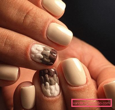 Modny manicure z dzianiny na lata 2019-2020