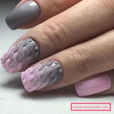 Modny manicure z dzianiny na lata 2019-2020