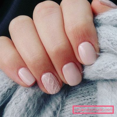 Modny manicure z dzianiny na lata 2019-2020