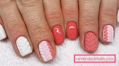 Modny manicure z dzianiny na lata 2019-2020