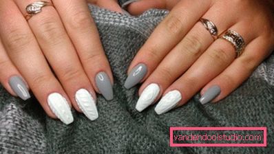 Modny manicure z dzianiny na lata 2019-2020