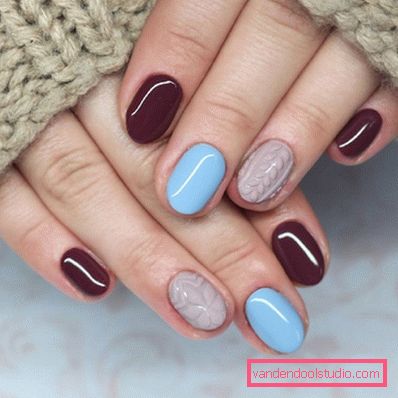Modny manicure z dzianiny na lata 2019-2020