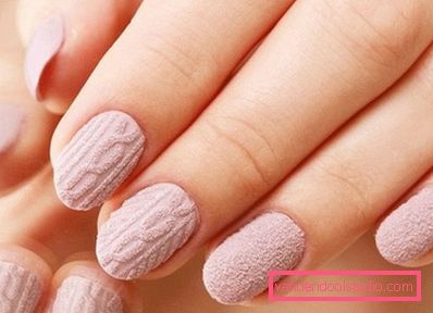 Modny manicure z dzianiny na lata 2019-2020