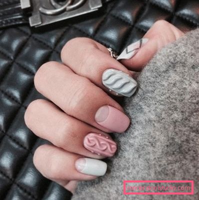 Modny manicure z dzianiny na lata 2019-2020