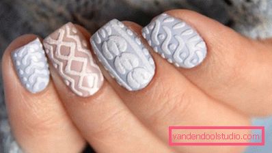 Modny manicure z dzianiny na lata 2019-2020