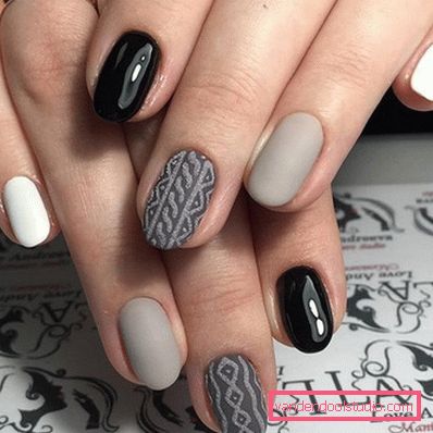 Modny manicure z dzianiny na lata 2019-2020