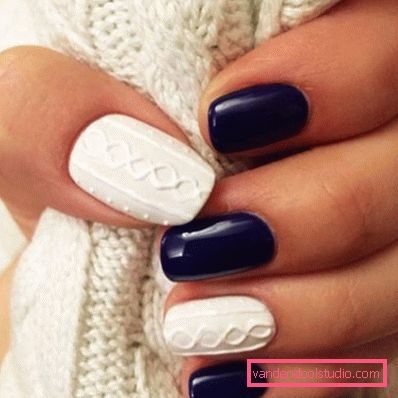 Modny manicure z dzianiny na lata 2019-2020