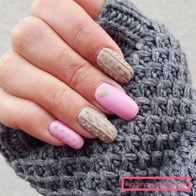 Modny manicure z dzianiny na lata 2019-2020