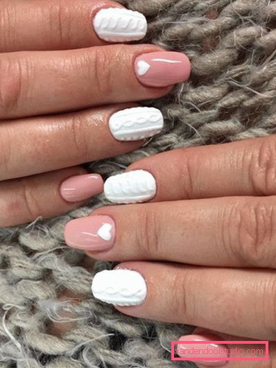 Modny manicure z dzianiny na lata 2019-2020