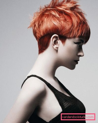 Kreatywna krótka fryzura - trend w modzie 2019