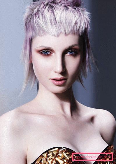 Kreatywna krótka fryzura - trend w modzie 2019