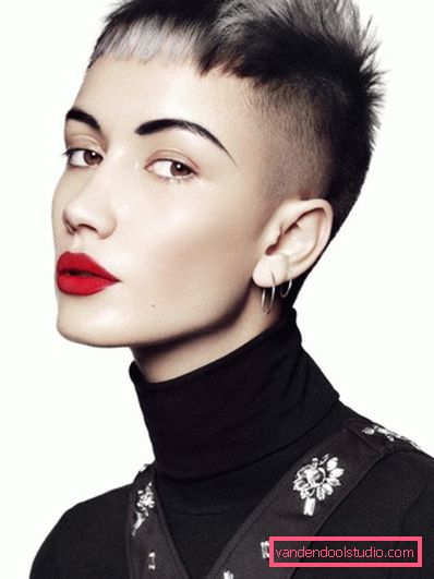 Kreatywna krótka fryzura - trend w modzie 2019