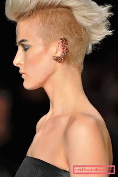 Kreatywna krótka fryzura - trend w modzie 2019