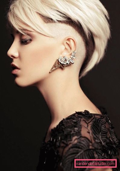 Kreatywna krótka fryzura - trend w modzie 2019