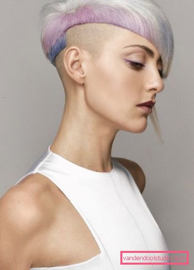 Kreatywna krótka fryzura - trend w modzie 2019