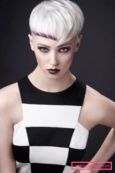 Kreatywna krótka fryzura - trend w modzie 2019