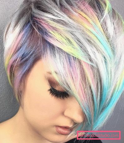 Kreatywna krótka fryzura - trend w modzie 2019