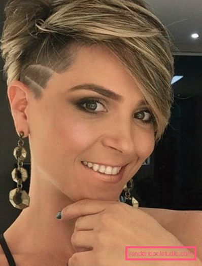 Kreatywne fryzury kobiece z ogolonymi skroniami i karkiem