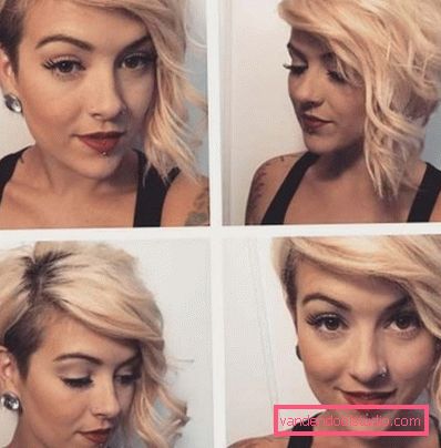 Kreatywne fryzury kobiece z ogolonymi skroniami i karkiem