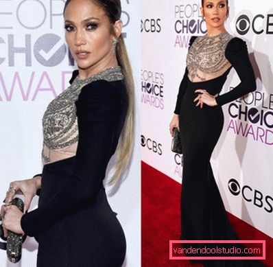 Piękne sukienki Jennifer Lopez