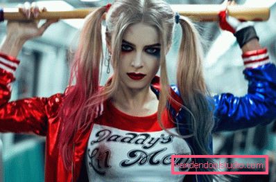 makijaż harley quinn