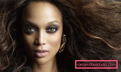 jasny makijaż Tyra Banks