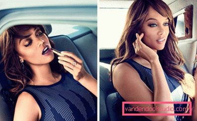 Tyra Banks robi makijaż w samochodzie