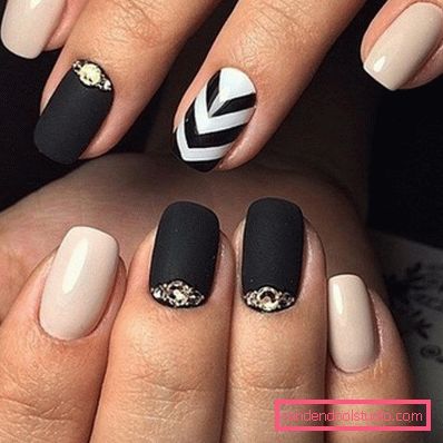 Stylowy manicure do krótkich paznokci