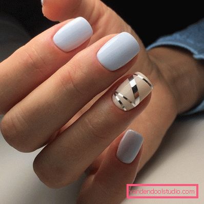 Stylowy manicure do krótkich paznokci