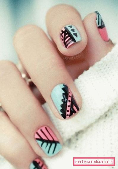 Stylowy manicure do krótkich paznokci