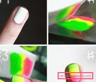 jasne kolory neonowe w projektowaniu gradientowym