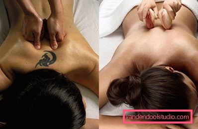 trzymając shiatsu
