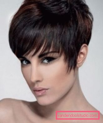 Modeluj krótkie fryzury Fryzura modelki