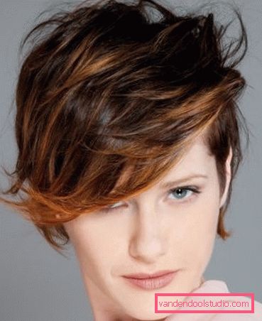 Modeluj krótkie fryzury Fryzura modelki