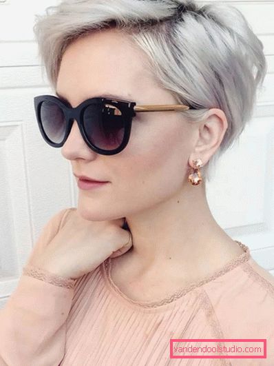 Delikatne fryzury w stylu pixie
