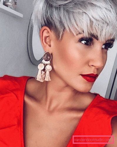 Delikatne fryzury w stylu pixie