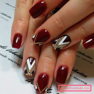 Stylowy geometryczny manicure 2019-2020 roku