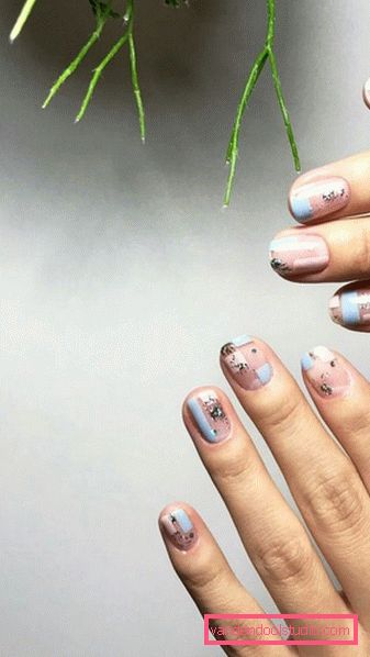 Stylowy geometryczny manicure 2019-2020 roku