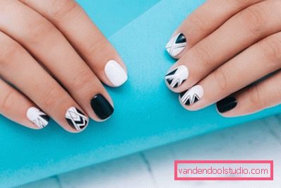Stylowy geometryczny manicure 2019-2020 roku