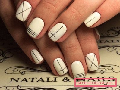 Stylowy geometryczny manicure 2019-2020 roku