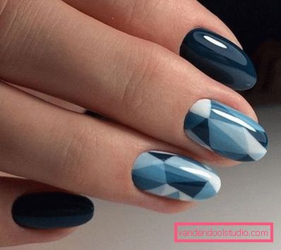 Stylowy geometryczny manicure 2019-2020 roku