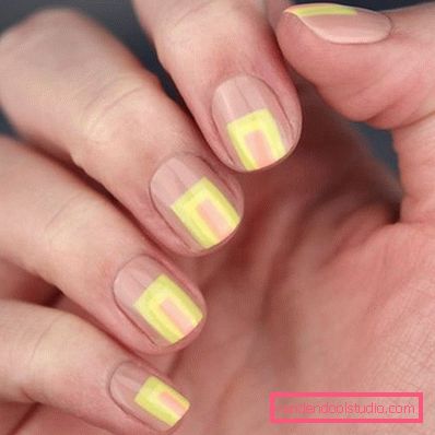 Stylowy geometryczny manicure 2019-2020 roku