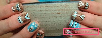 Stylowy geometryczny manicure 2019-2020 roku
