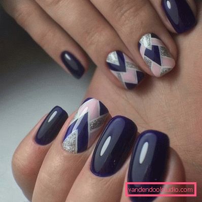 Stylowy geometryczny manicure 2019-2020 roku