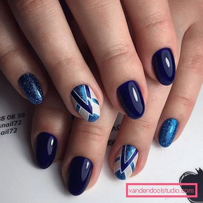 Stylowy geometryczny manicure 2019-2020 roku
